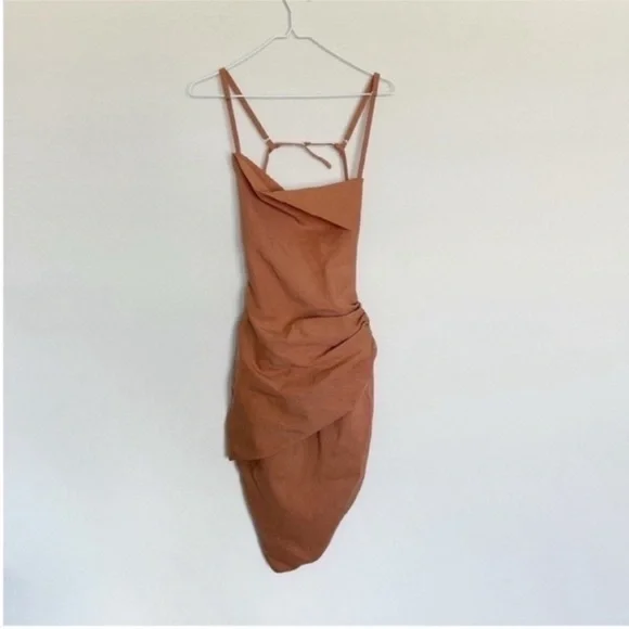 Jacquemus La Robe Saudade Asymmetrical Dress